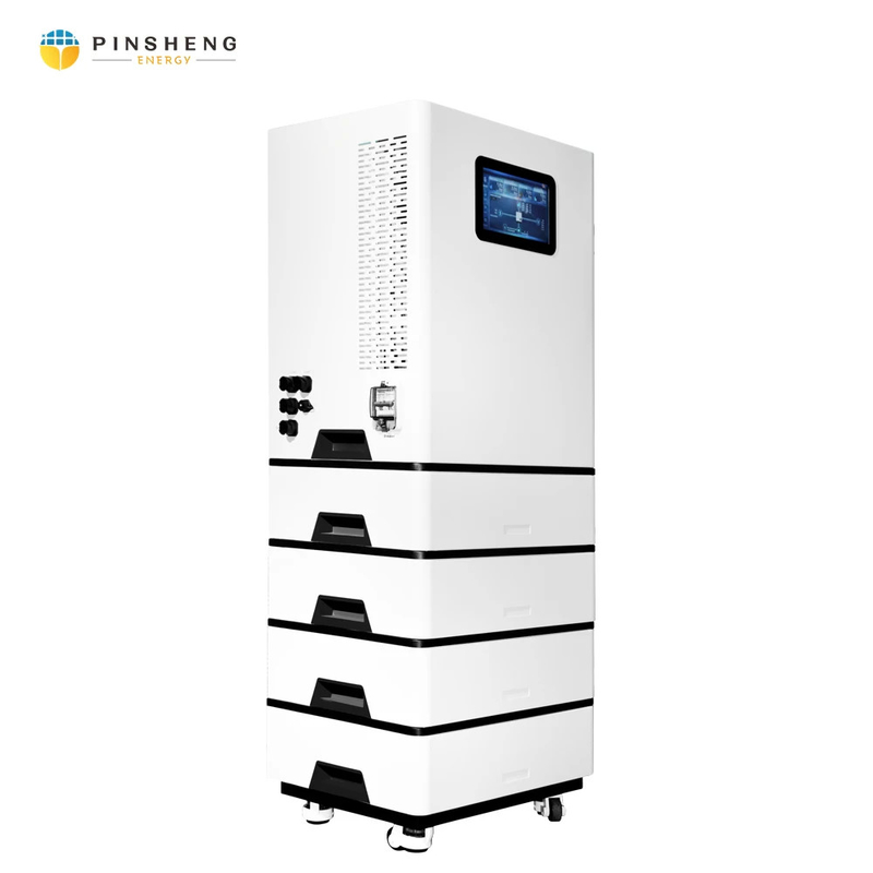 Οικιακό Σπίτι ESS 10kw 20kwh 30kwh στοιβάσιμη υβριδική ηλιακή αντιστροφή ζωήςpo4 μπαταρία μπαταρίας όλα σε ένα ESS ντουλάπι