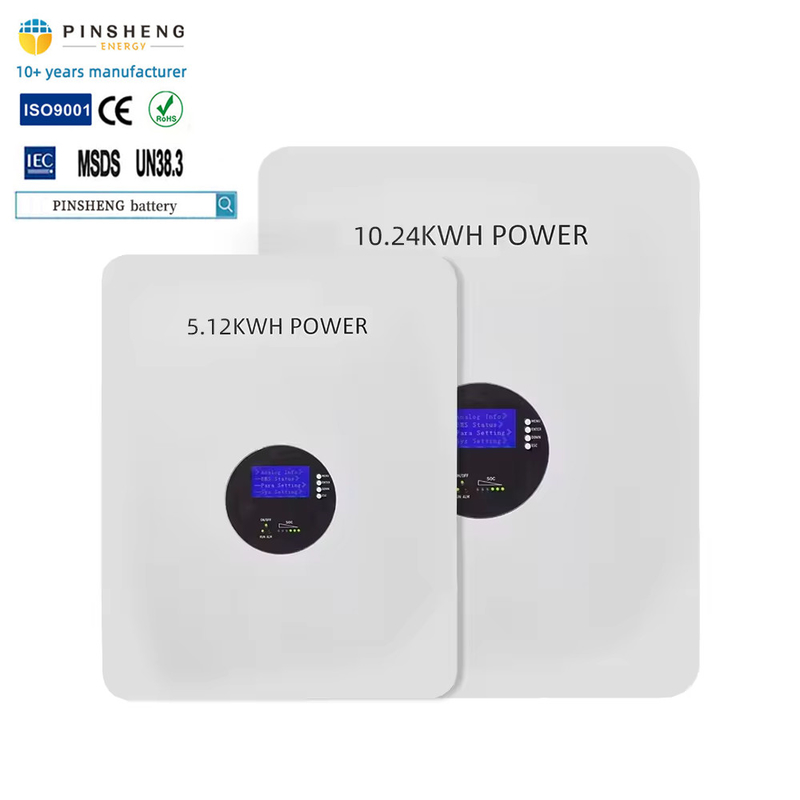 powerwall 5kwh οικιακή μπαταρία λιθίου ηλιακή αποθήκευση 10kw powerwall smart bms 51.2v 100ah Τείχος lifepo4