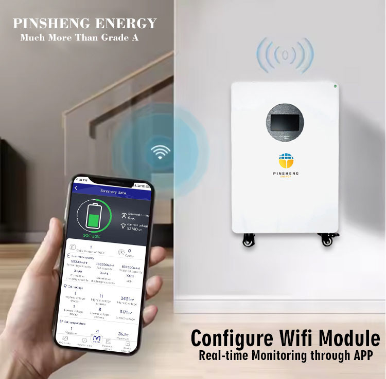 Pinsheng μπαταρία λιθίου 15kWh 51.2V 280Ah 300Ah Home LiFePO4 μπαταρία πακέτο Ηλιακή μπαταρία αποθήκευσης ενέργειας