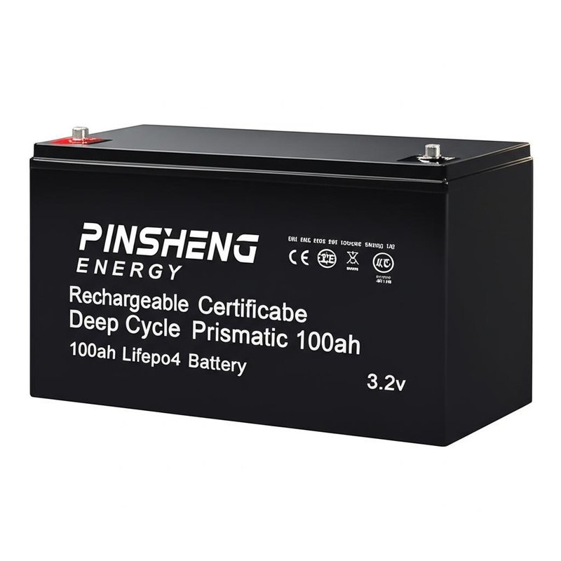 PINSHENG ENERGY BIS CE IEC ISO KC Πιστοποιητικά επαναφορτιζόμενο βαθύ κύκλο Prismatic 100ah Lifepo4 μπαταρία 3.2v