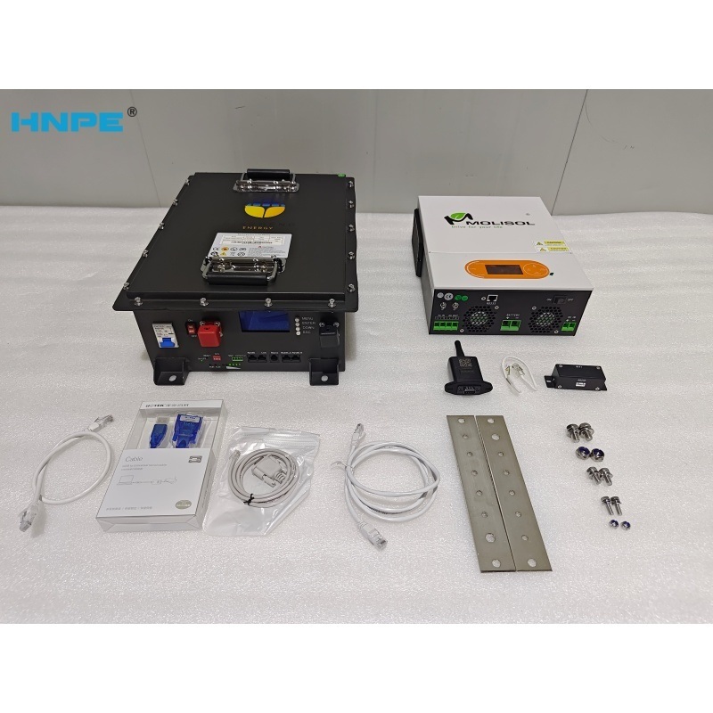 HNPE CE Μπαταρία Λιθίου LiFePO4 Υψηλής Ποιότητας 25.6V 100AH Μπαταρία Αποθήκευσης Ενέργειας Ηλιακής Ενέργειας Τοποθετημένη σε Rack με Θερμοκρασία Λειτουργίας 0-55°C