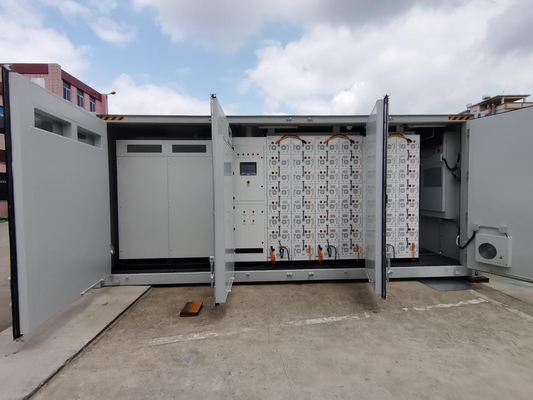 Εμπορευματοκιβώτιο Ess 20gp πακέτων μπαταριών Pinsheng 500KW 1MW Lifepo4 με τον ηλιακό υβριδικό αναστροφέα