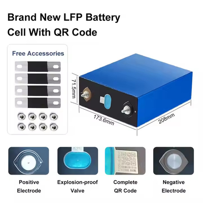 PINSHENG LF280Ah 3.2V Lifepo4 μπαταρία λιθίου Πρισματικό κύτταρο 280Ah 304Ah 314Ah για αποθήκευση ενέργειας Ηλιακό RV αυτοκίνητο
