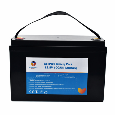 ιονικό 12.8V 100Ah LifePO4 12V 100ah πακέτο μπαταριών ενεργειακής αποθήκευσης λίθιου για ηλιακό